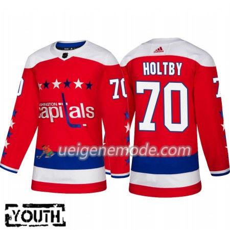 Kinder Eishockey Washington Capitals Trikot Braden Holtby 70 Adidas Alternate 2018-19 Authentic